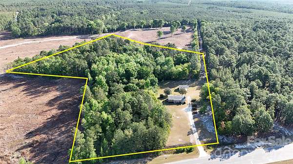 10.5 Acres of Land with Home for Sale in McBee, South Carolina