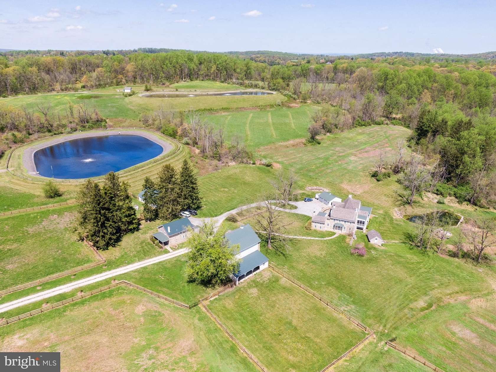 13 Acres of Recreational Land with Home for Sale in Chester Springs, Pennsylvania