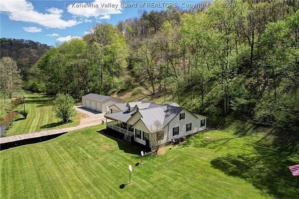 38.8 Acres of Land with Home for Sale in Looneyville, West Virginia