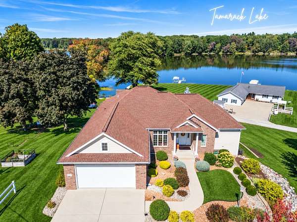 2 Acres of Land with Home for Sale in Wawaka, Indiana