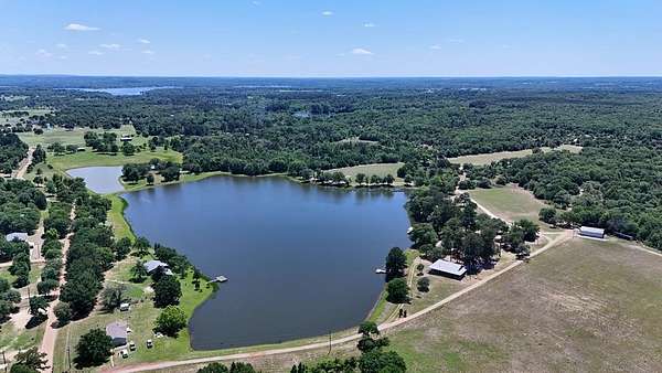 246 Acres of Recreational Land with Home for Sale in Murchison, Texas