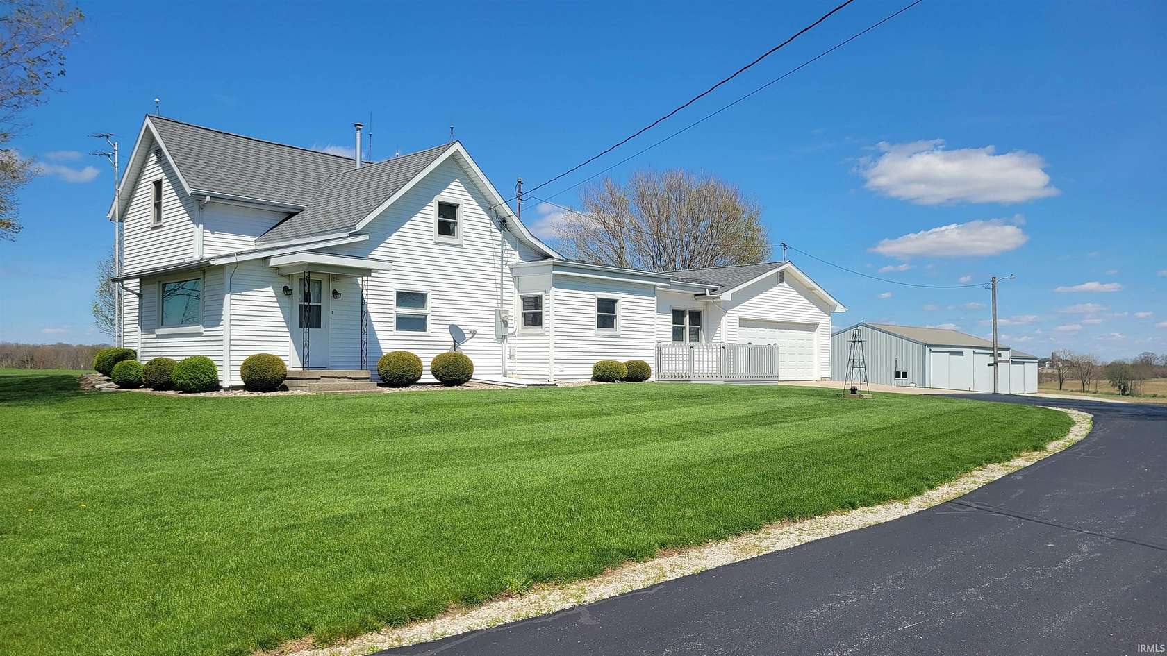 2 Acres of Land with Home for Sale in Claypool, Indiana