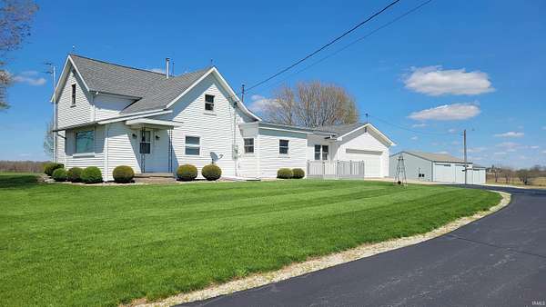 2 Acres of Land with Home for Sale in Claypool, Indiana