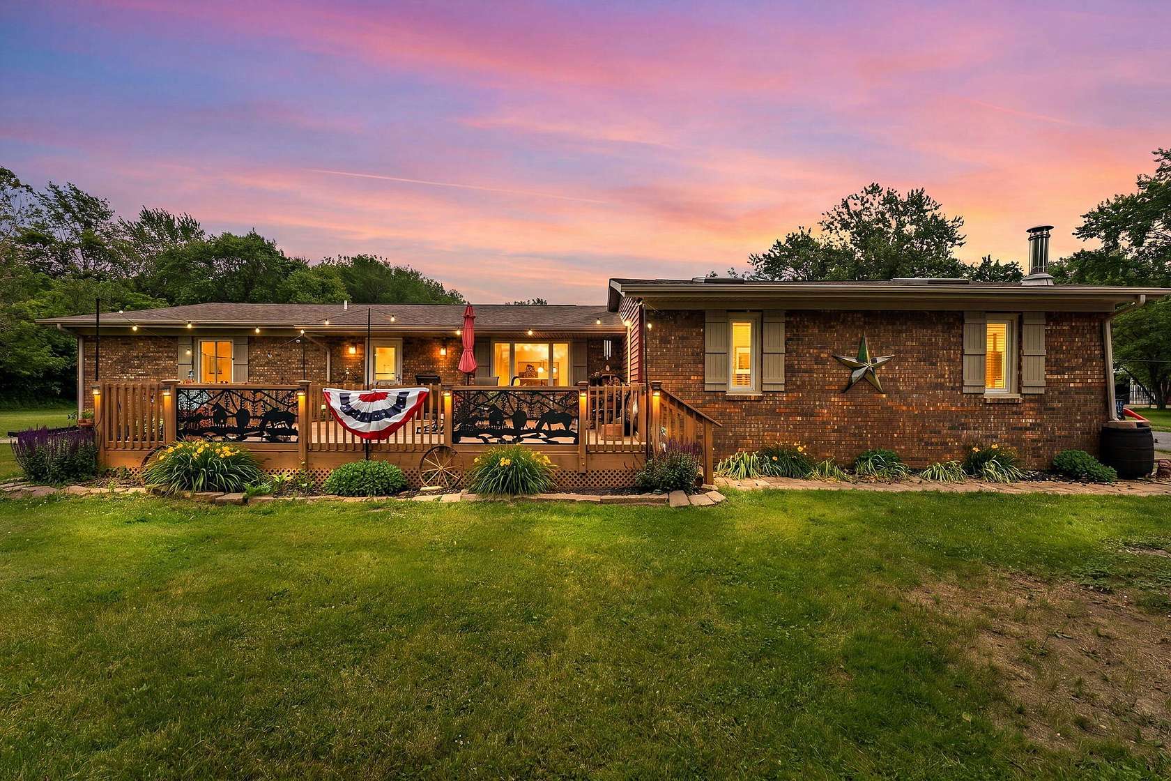 8.19 Acres of Land with Home for Sale in Hobart, Indiana
