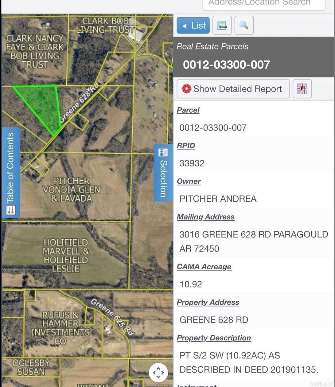11 Acres of Land for Sale in Paragould, Arkansas