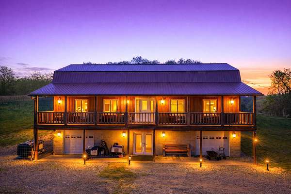 55 Acres of Recreational Land with Home for Sale in Mount Clare, West Virginia