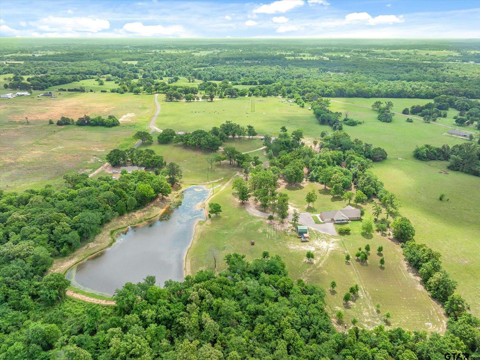 35 Acres of Recreational Land with Home for Sale in Fruitvale, Texas