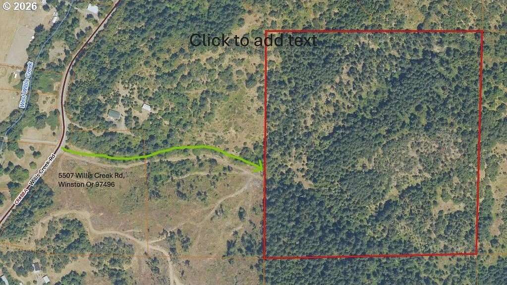 40 Acres of Recreational Land for Sale in Winston, Oregon