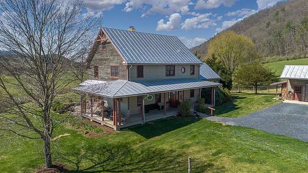 366 Acres of Land with Home for Sale in Williamsville, Virginia