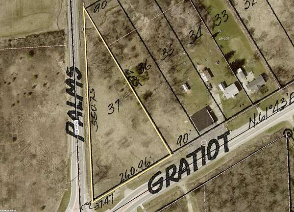 1.45 Acres of Commercial Land for Sale in Columbus, Michigan