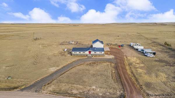 9.8 Acres of Land with Home for Sale in Cheyenne, Wyoming