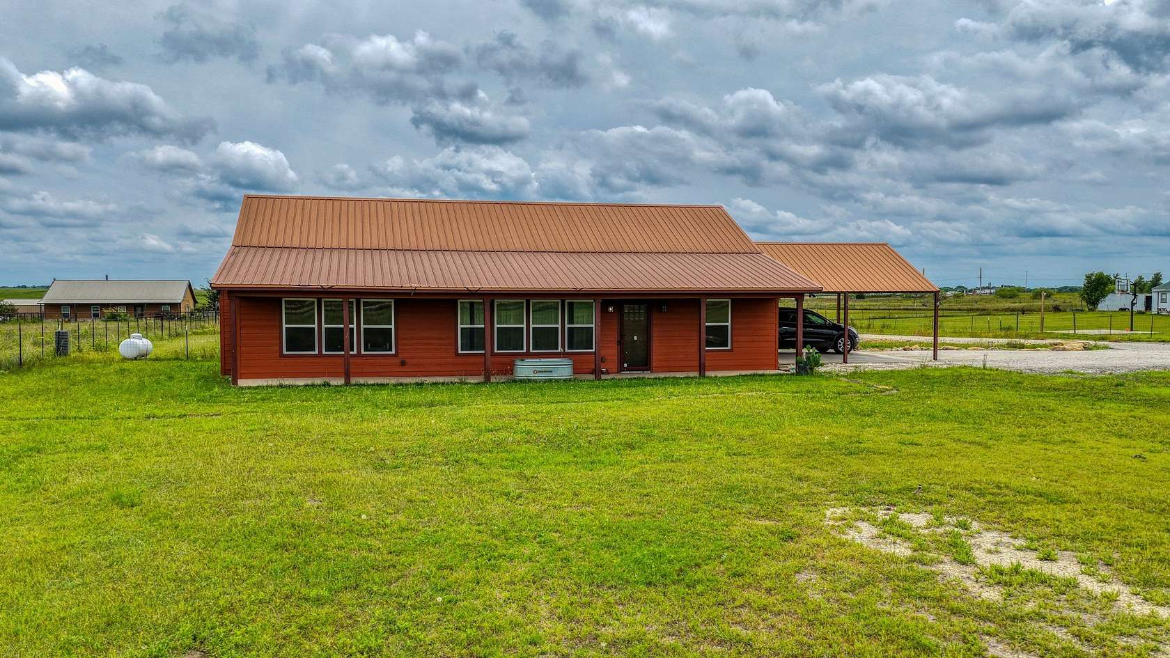 5.32 Acres of Land with Home for Sale in Grandview, Texas