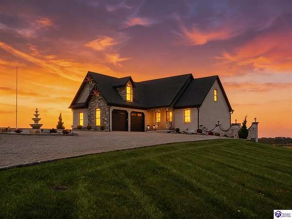 15.1 Acres of Land with Home for Sale in Bloomfield, Kentucky