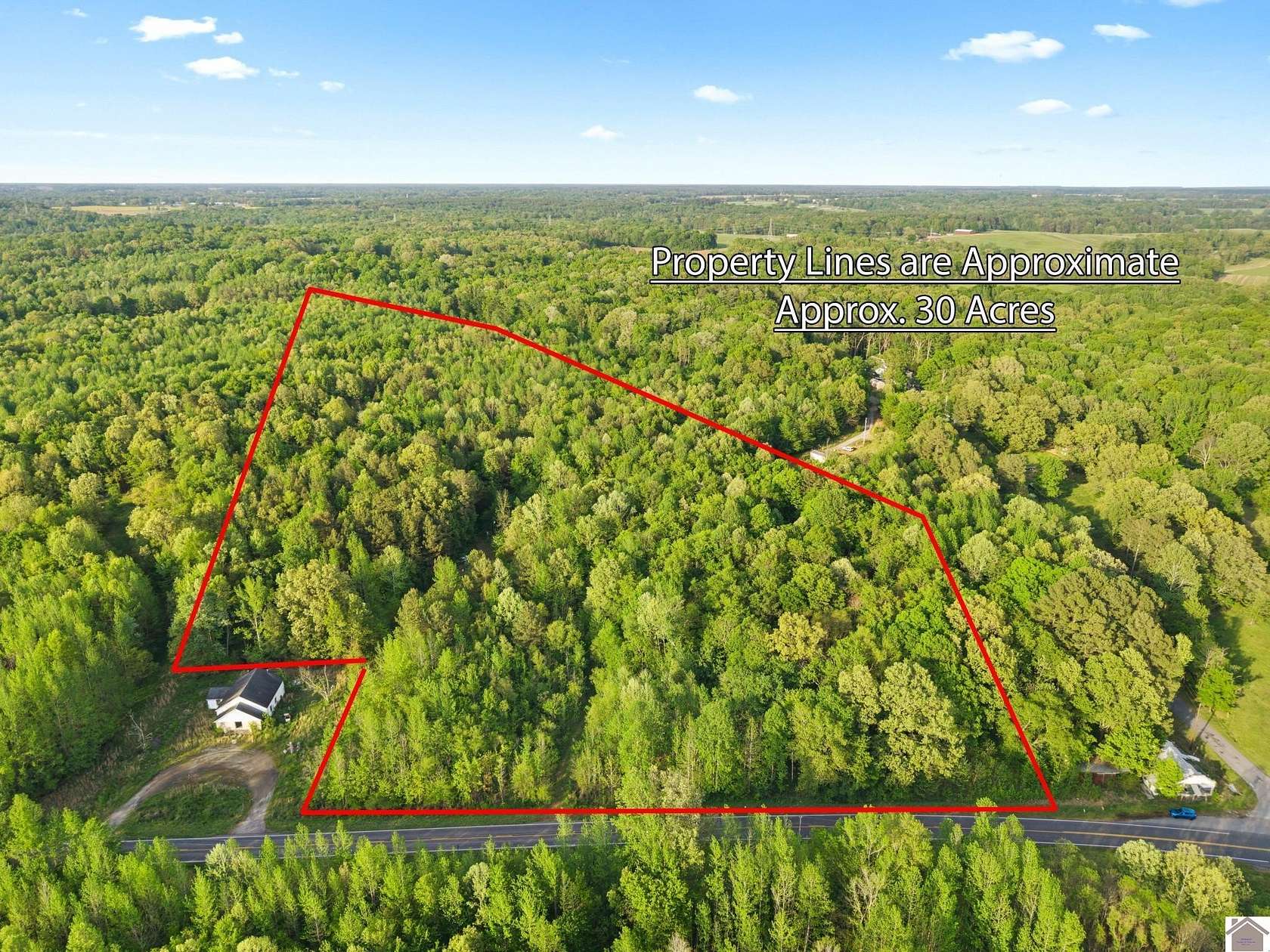 30 Acres of Recreational & Residential Land for Sale in Farmington, Kentucky