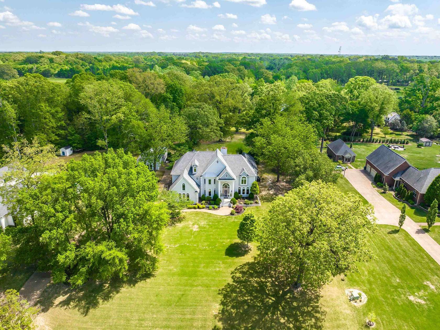 2 Acres of Land with Home for Sale in Collierville, Tennessee