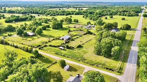 10 Acres of Land with Home for Sale in Stigler, Oklahoma