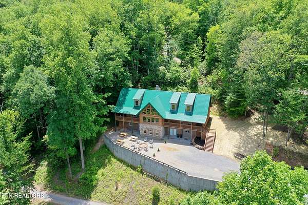 7.22 Acres of Land with Home for Sale in Townsend, Tennessee