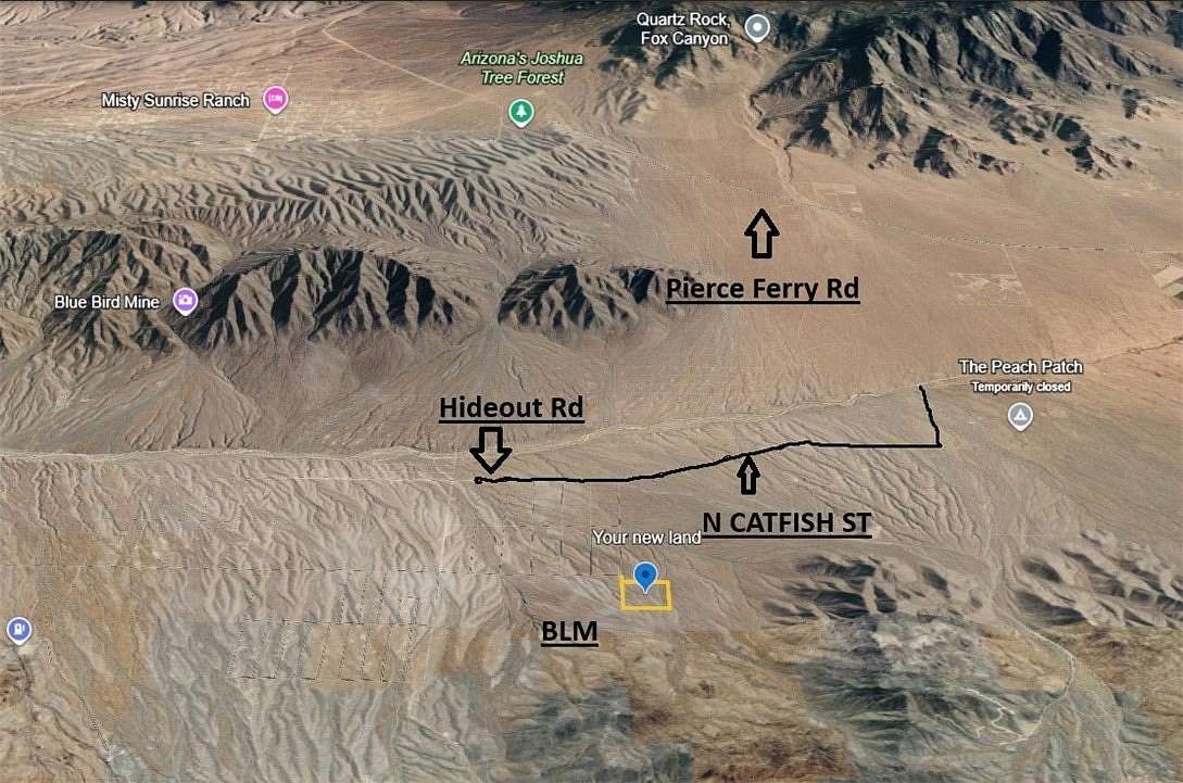 40.6 Acres of Land for Sale in Meadview, Arizona