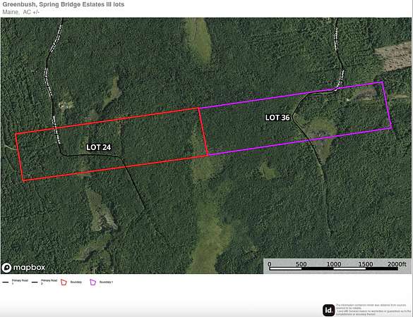 88 Acres of Land for Sale in Greenbush Town, Maine