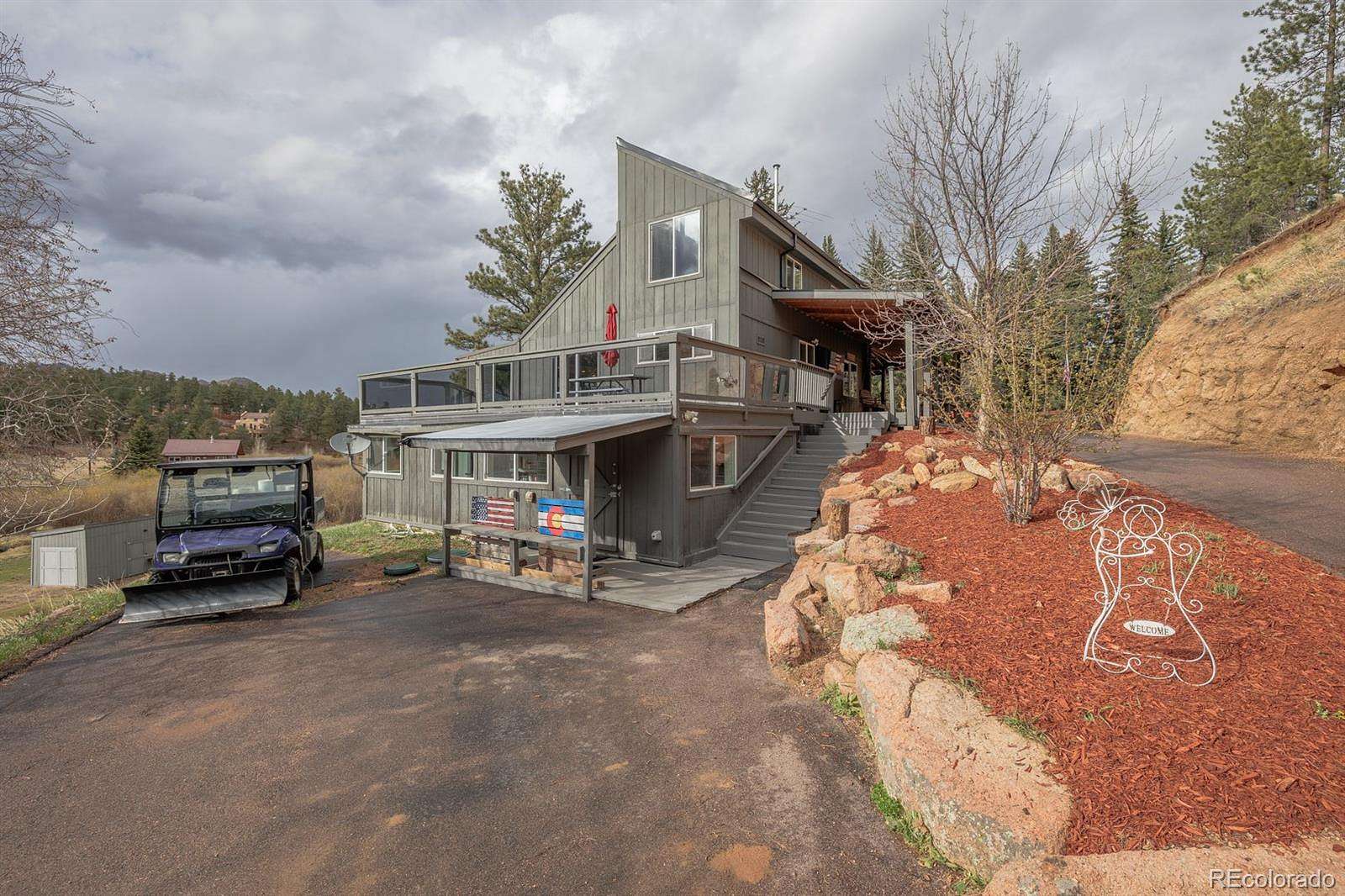 2.5 Acres of Land with Home for Sale in Woodland Park, Colorado