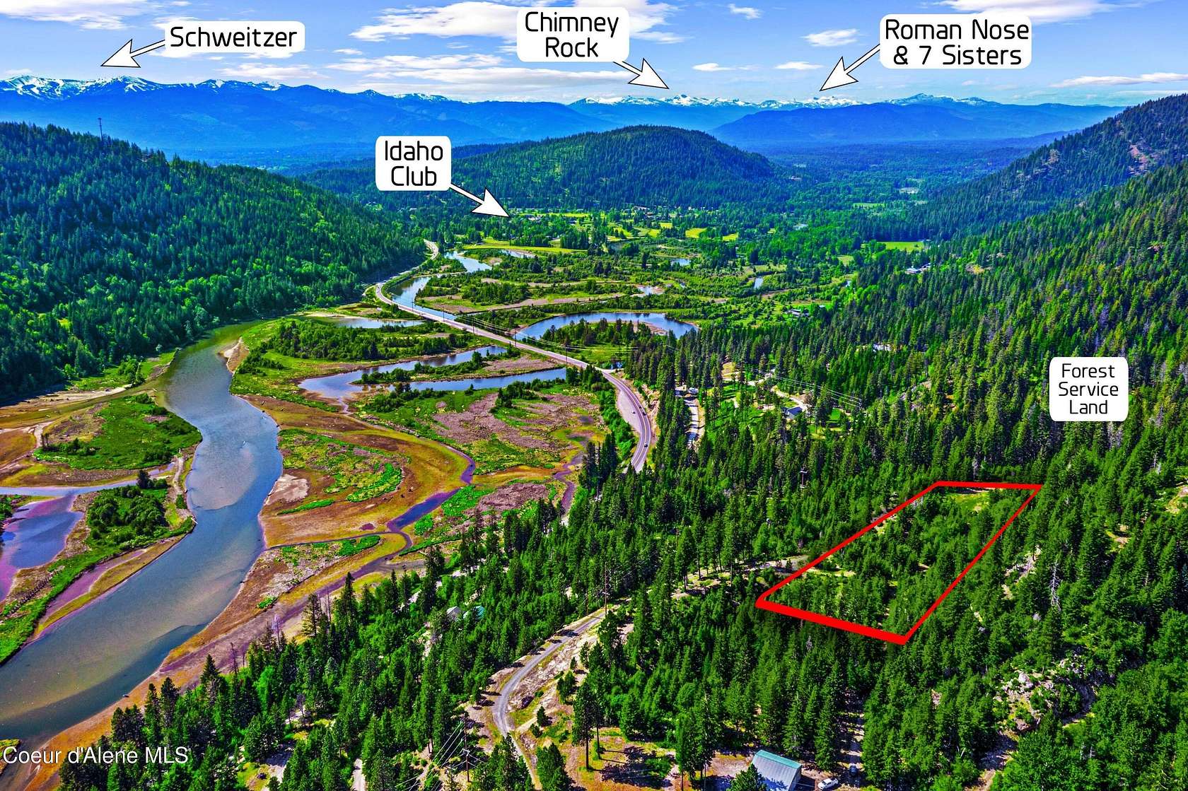 5 Acres of Residential Land for Sale in Sandpoint, Idaho