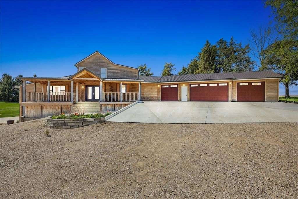 5.66 Acres of Land with Home for Sale in Tipton, Iowa