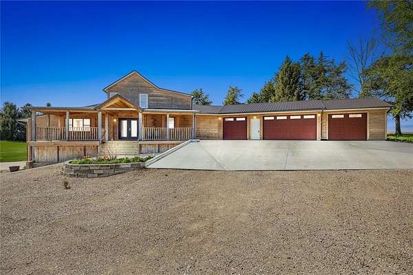 5.66 Acres of Land with Home for Sale in Tipton, Iowa