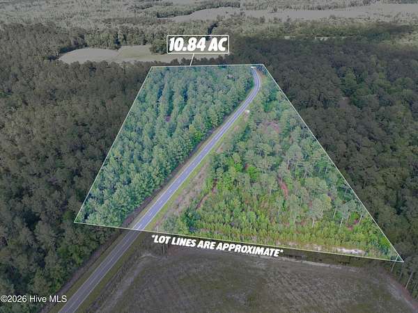 10.8 Acres of Recreational & Residential Land for Sale in Wallace, North Carolina