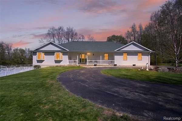 10.7 Acres of Land with Home for Sale in Liberty Township, Michigan