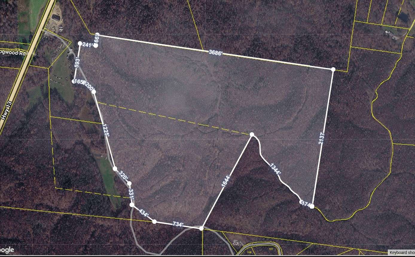 175 Acres of Recreational Land for Sale in Hurricane Mills, Tennessee