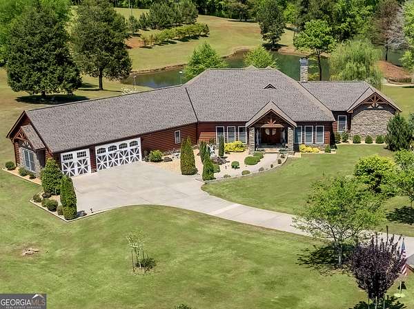 30.5 Acres of Recreational Land with Home for Sale in Woodland, Georgia