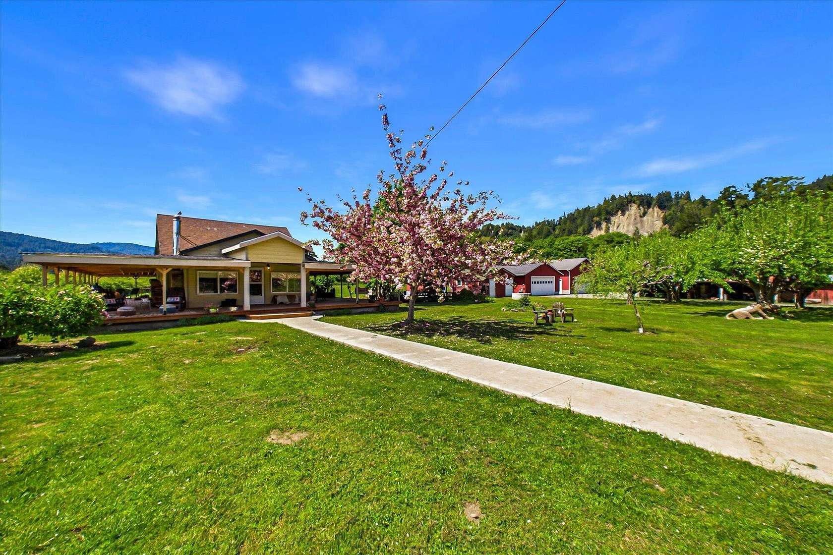 5 Acres of Land with Home for Sale in Redcrest, California