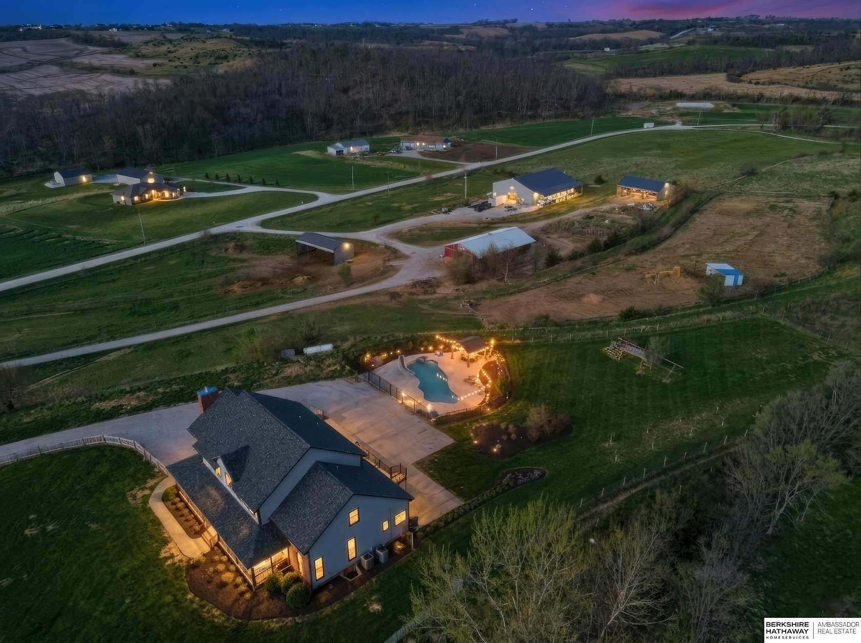 16.7 Acres of Land with Home for Sale in Blair, Nebraska