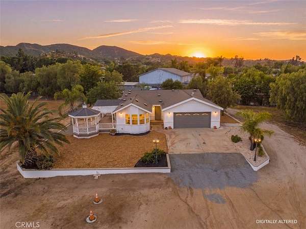 2.27 Acres of Land with Home for Sale in Menifee, California