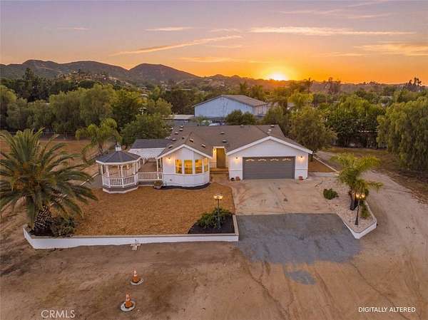 2.27 Acres of Land with Home for Sale in Menifee, California