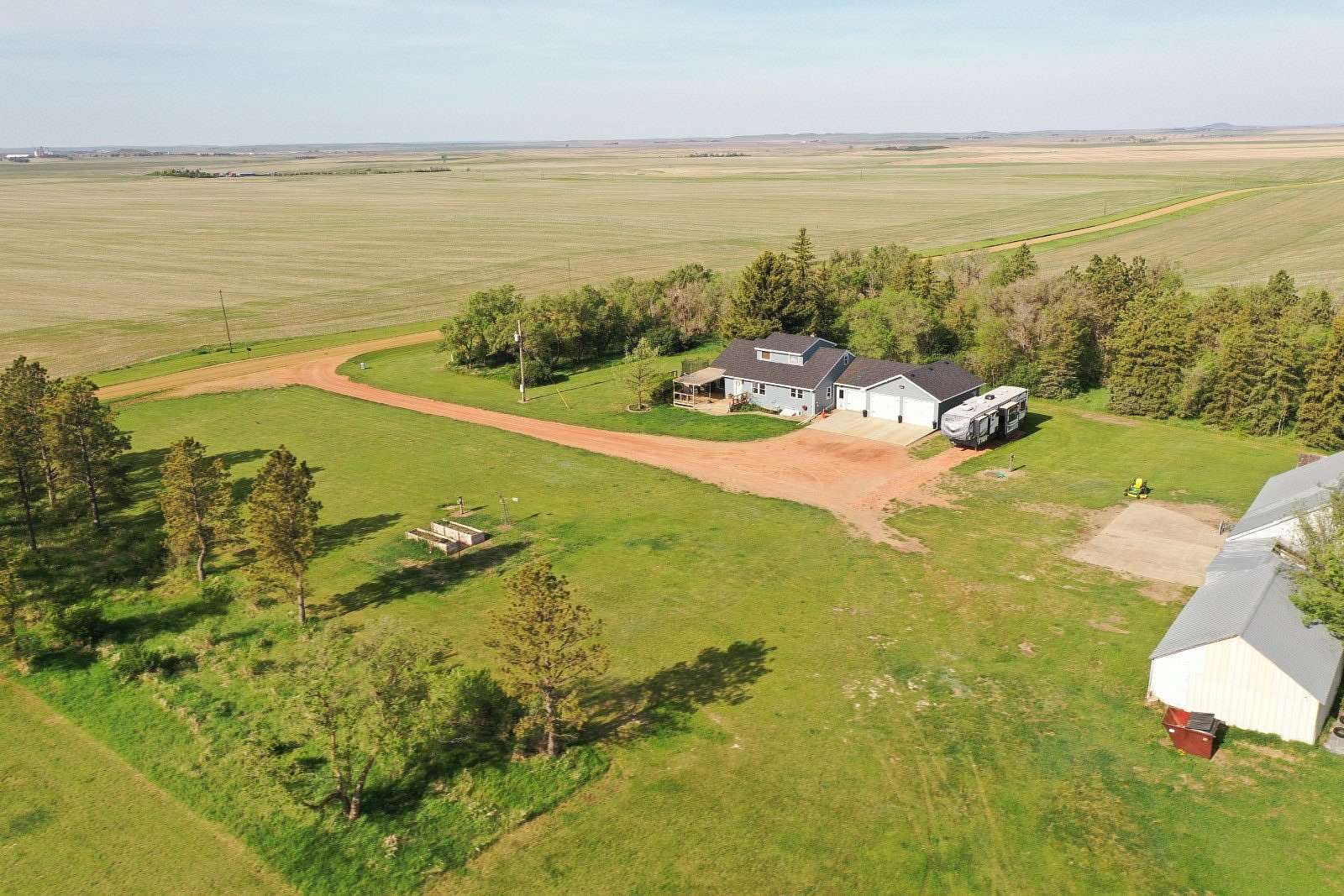 7.9 Acres of Land with Home for Sale in Scranton, North Dakota