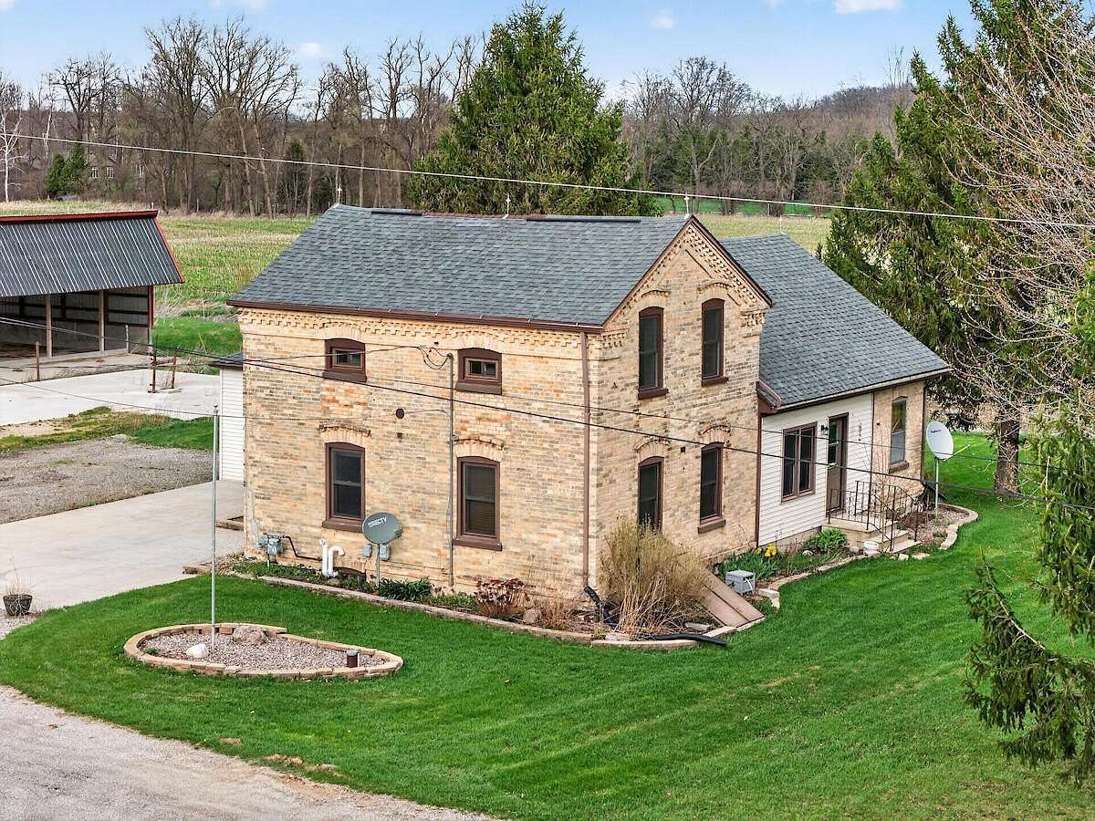 20.1 Acres of Agricultural Land with Home for Sale in Kewaskum, Wisconsin