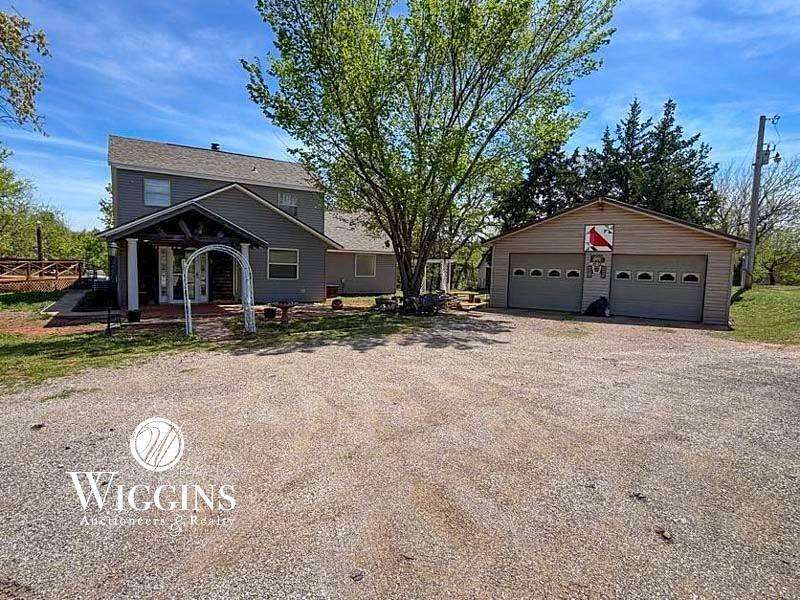 7.6 Acres of Land with Home for Auction in Perry, Oklahoma