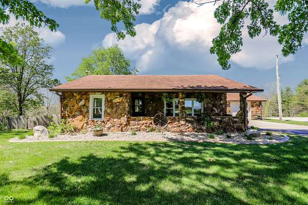 7.47 Acres of Land with Home for Sale in Anderson, Indiana