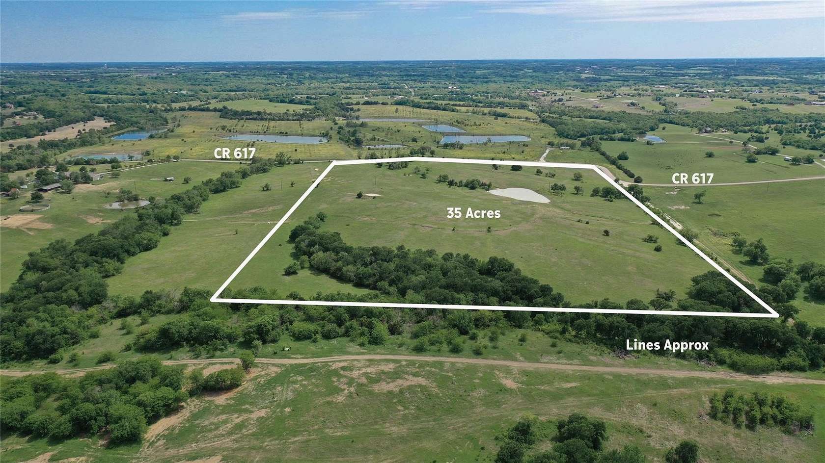 35 Acres of Recreational & Residential Land for Sale in Farmersville, Texas