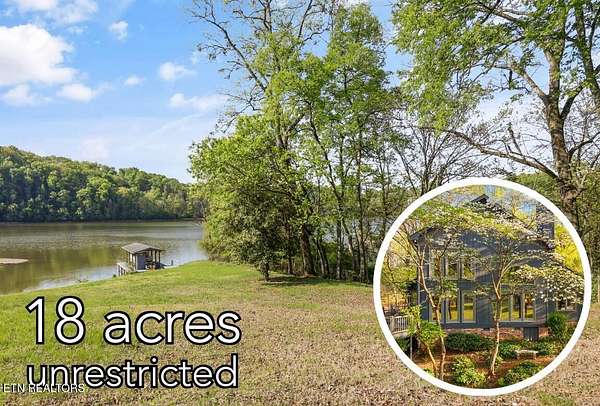 18.2 Acres of Land with Home for Sale in Knoxville, Tennessee