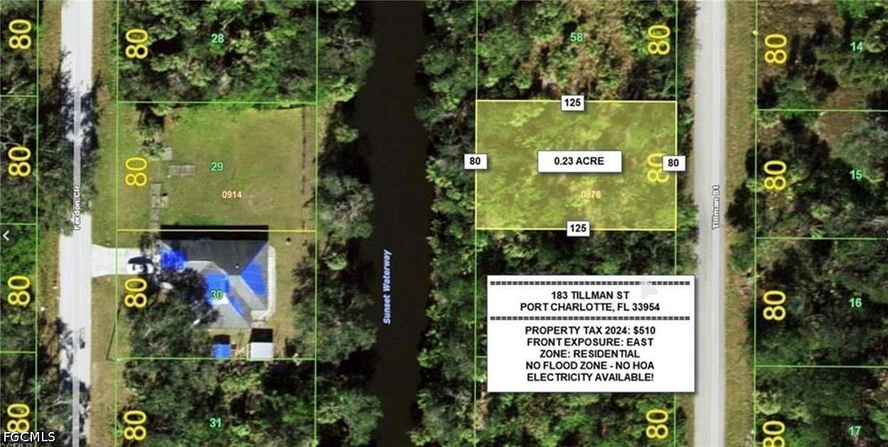 0.23 Acres of Residential Land for Sale in Port Charlotte, Florida