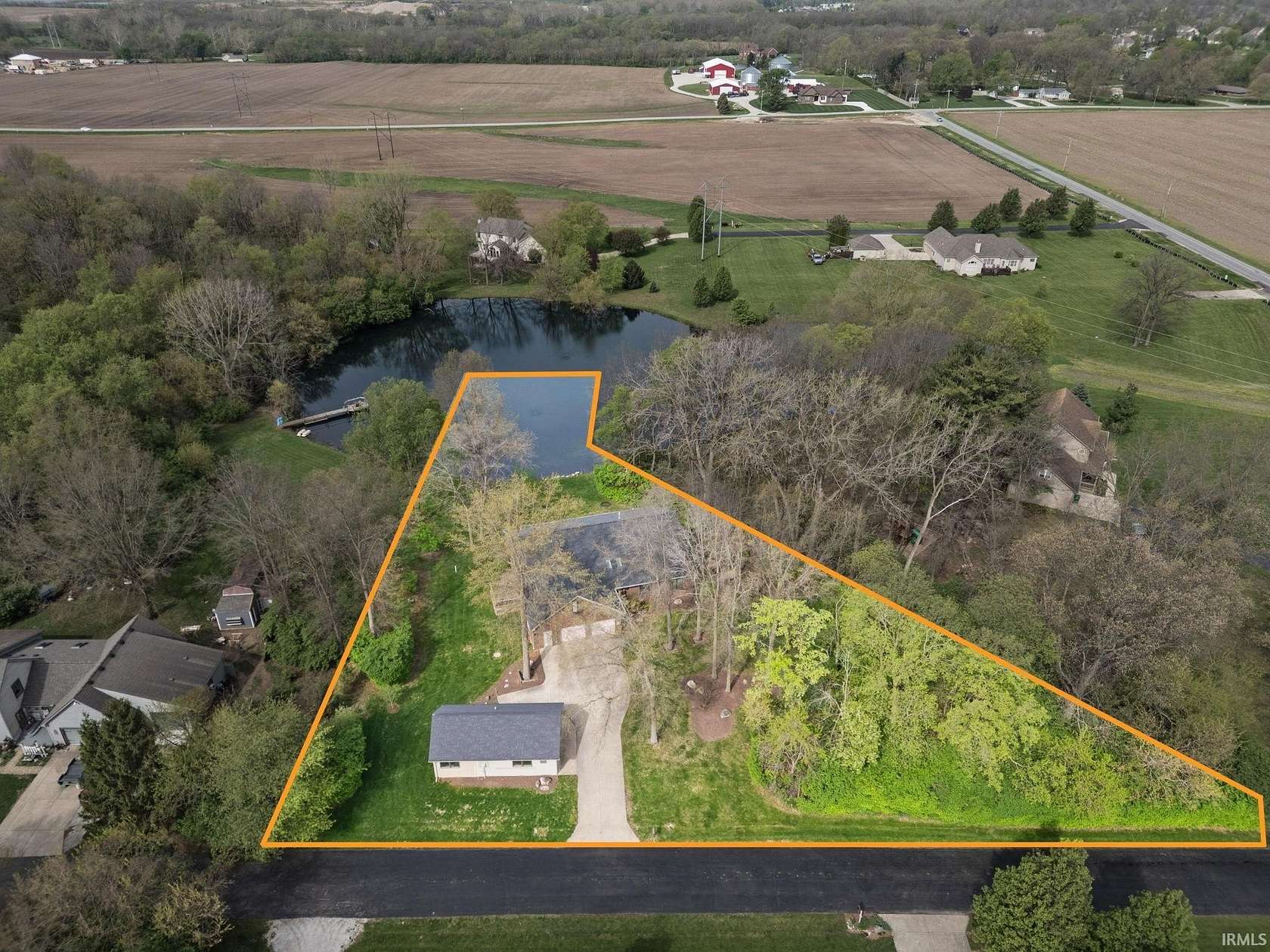 1.6 Acres of Land with Home for Sale in Lafayette, Indiana