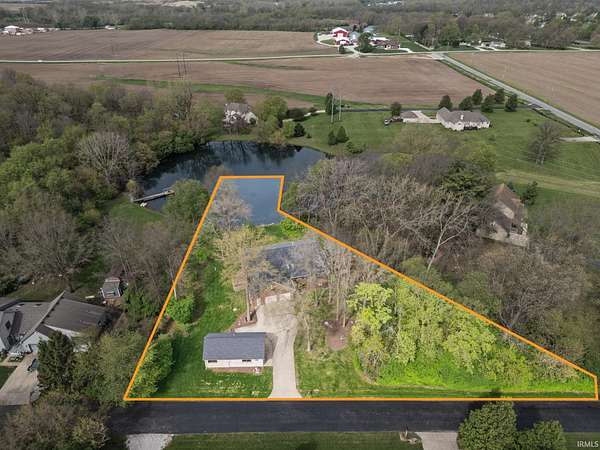1.6 Acres of Land with Home for Sale in Lafayette, Indiana