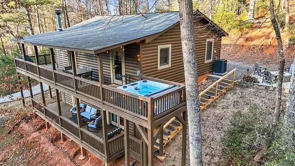 2.79 Acres of Land with Home for Sale in Blue Ridge, Georgia