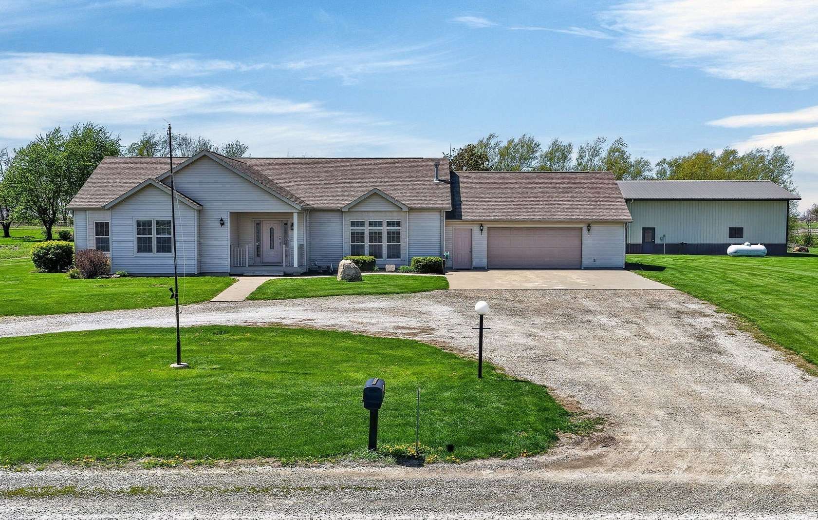 2.32 Acres of Land with Home for Sale in Lacona, Iowa
