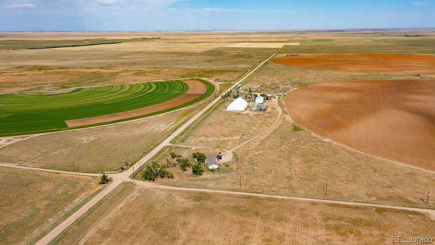 800 Acres of Improved Agricultural Land for Sale in Rush, Colorado
