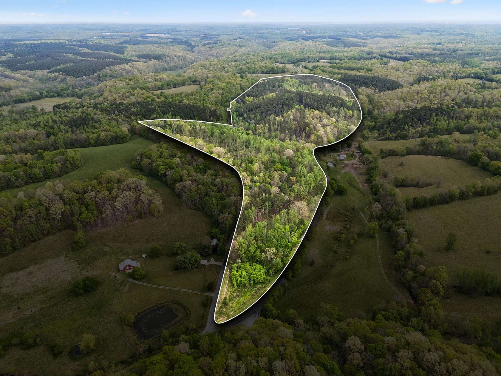 77.6 Acres of Recreational & Residential Land for Sale in Goodspring, Tennessee