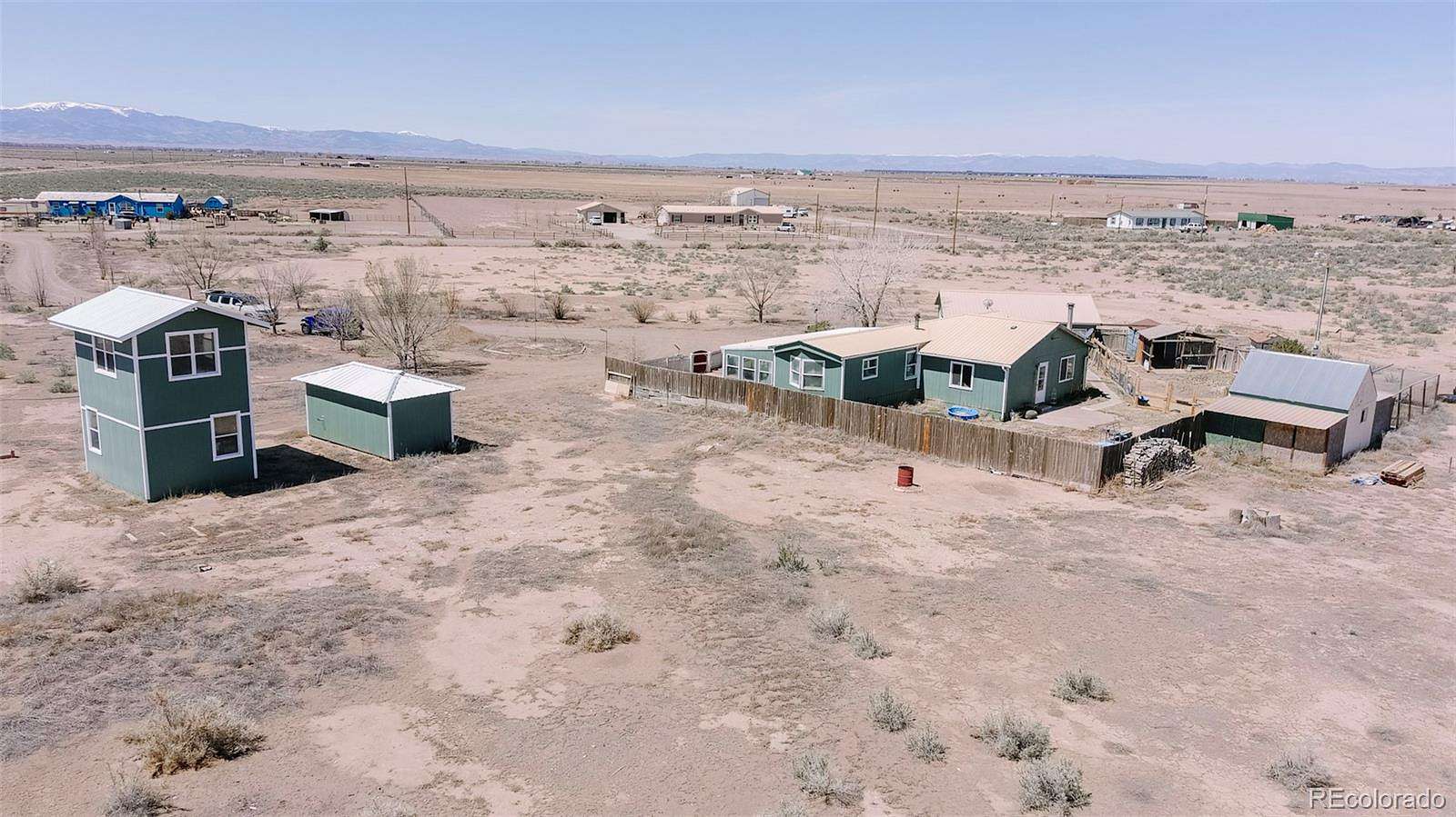 10 Acres of Land with Home for Sale in Alamosa, Colorado