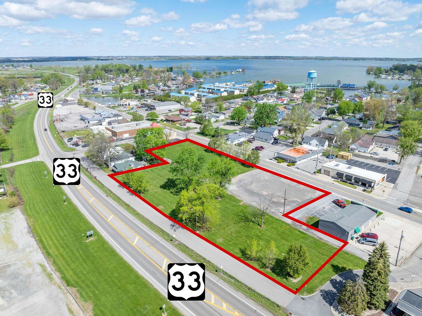 1.4 Acres of Commercial Land for Sale in Russells Point, Ohio